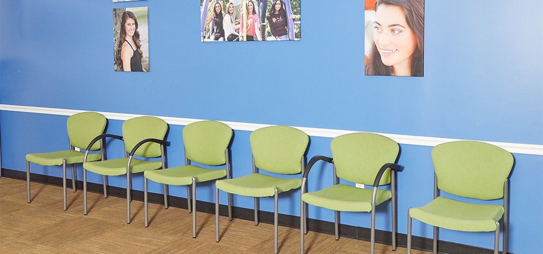 Orthodontic office waiting room
