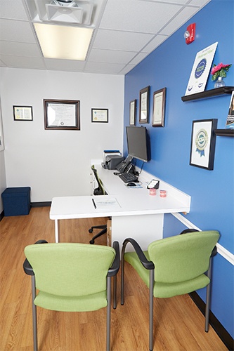 Orthodontic consultation room